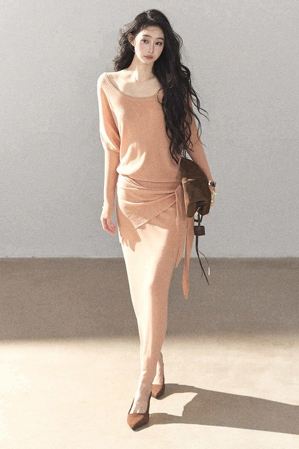 Under The Sunset Linen Mermaid Dress And Skirt Set