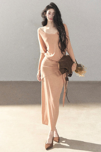 Under The Sunset Linen Mermaid Dress And Skirt Set
