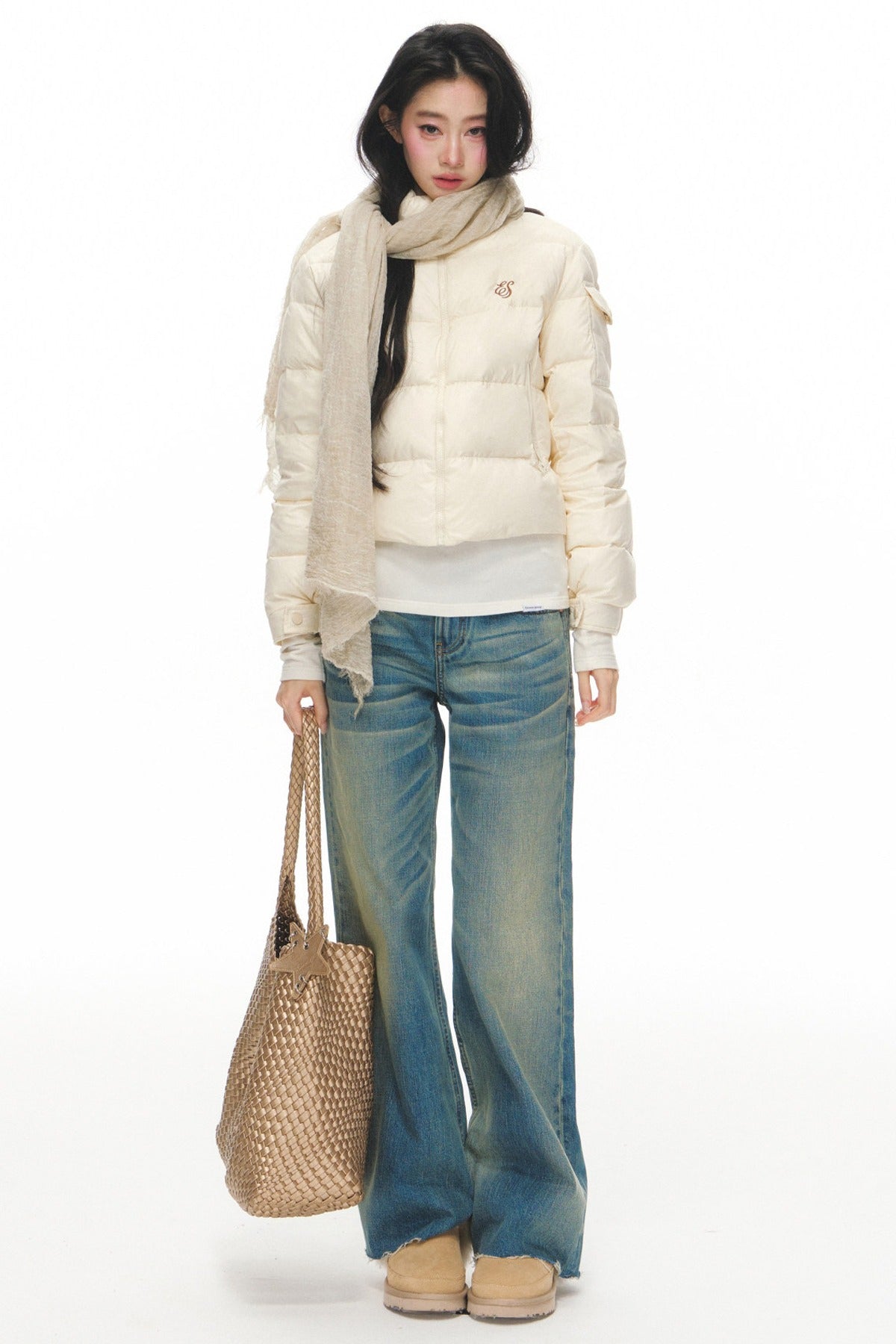 Lightweight Down Jacket and Pants Set-Up