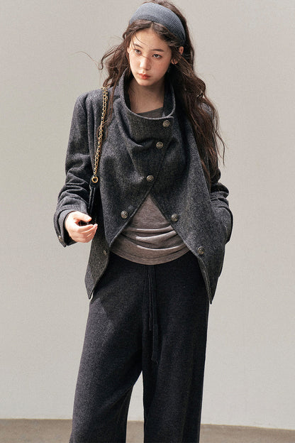 Dark Gray Cashmere Jacket