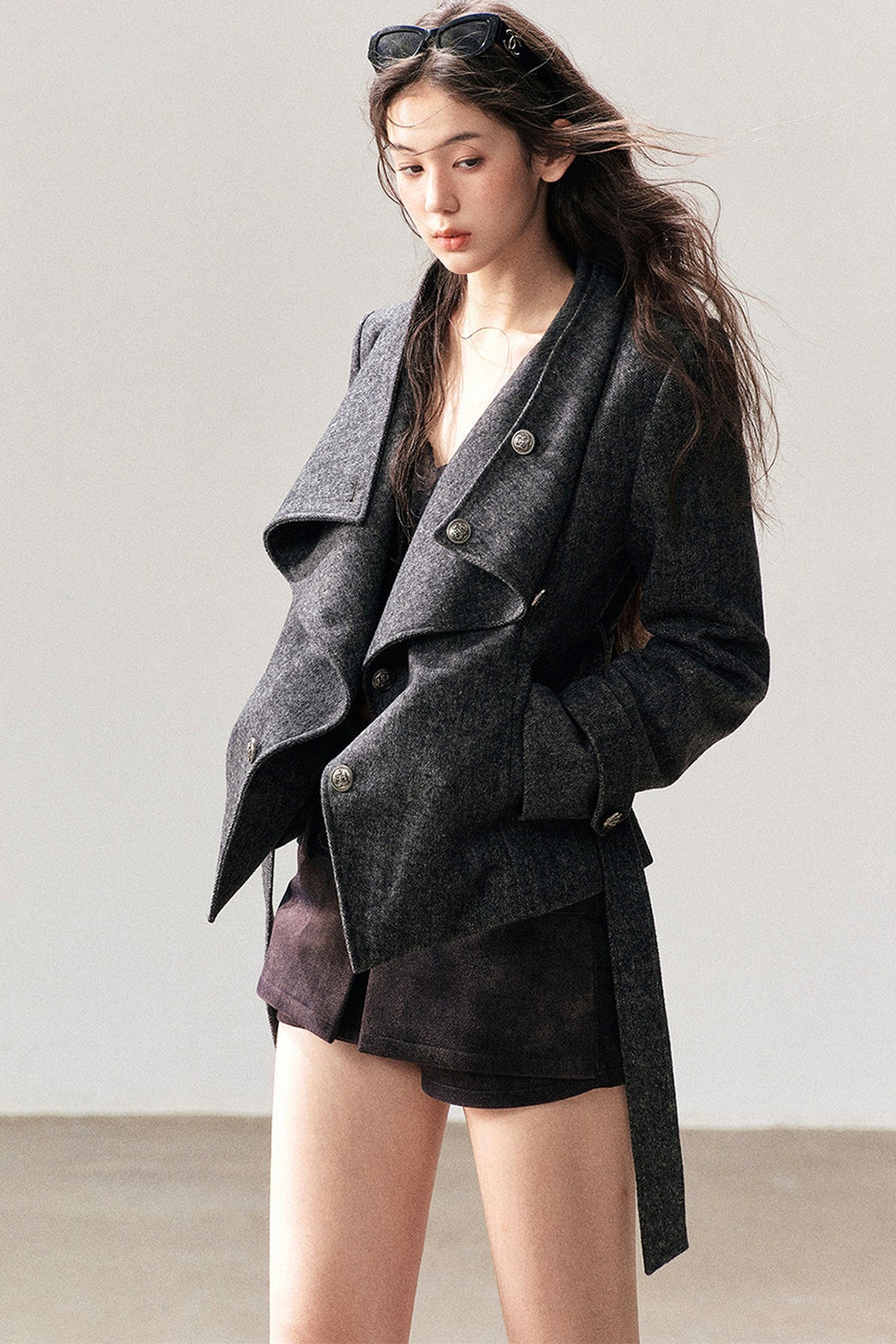 Dark Gray Cashmere Jacket