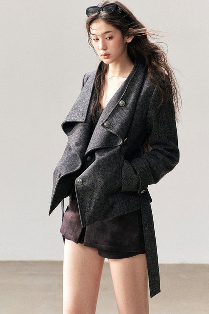 Dark Gray Cashmere Jacket