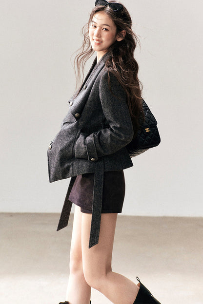 Dark Gray Cashmere Jacket