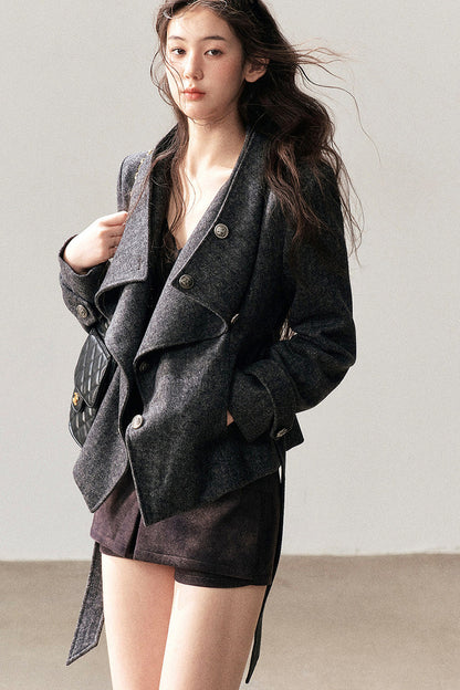 Dark Gray Cashmere Jacket