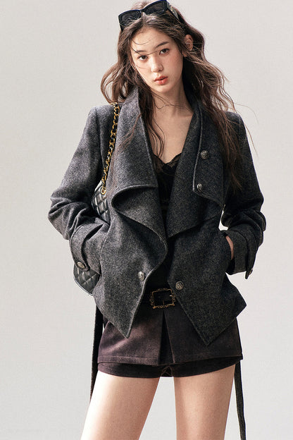 Dark Gray Cashmere Jacket