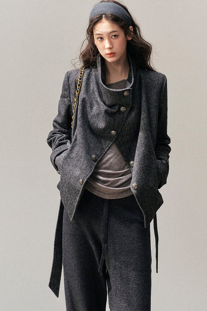 Dark Gray Cashmere Jacket