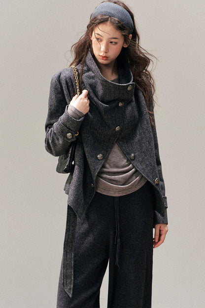 Dark Gray Cashmere Jacket