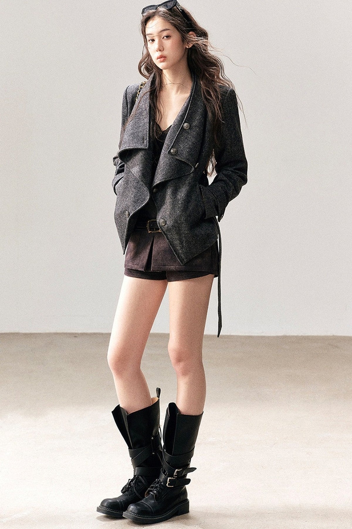 Dark Gray Cashmere Jacket