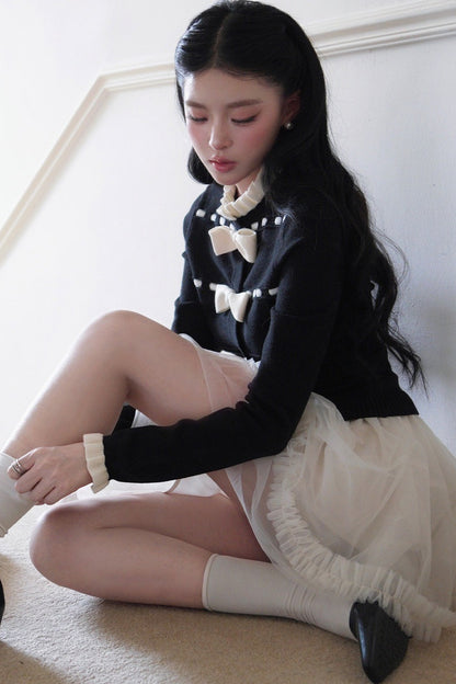 Ballet Style High-Waisted A-Line Tulle Skirt