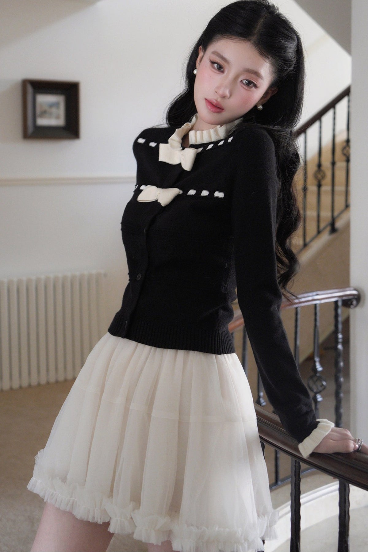Ballet Style High-Waisted A-Line Tulle Skirt