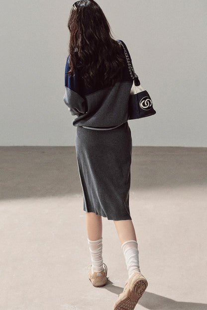 Wool Academy Style Top and Skirt Set-Up