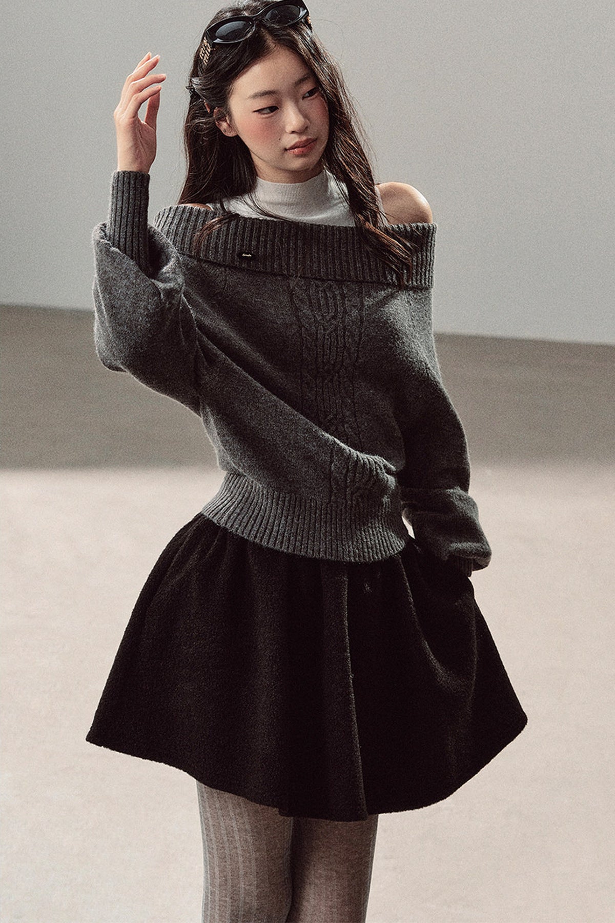 Twist Sweater Winter Two-Piece Set