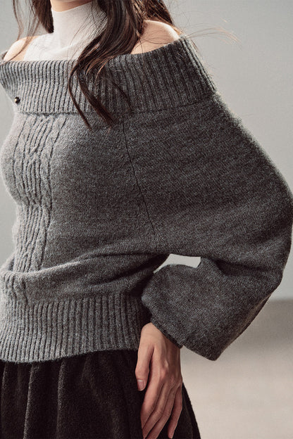 Twist Sweater Winter Two-Piece Set
