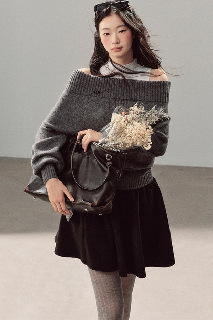 Twist Sweater Winter Two-Piece Set