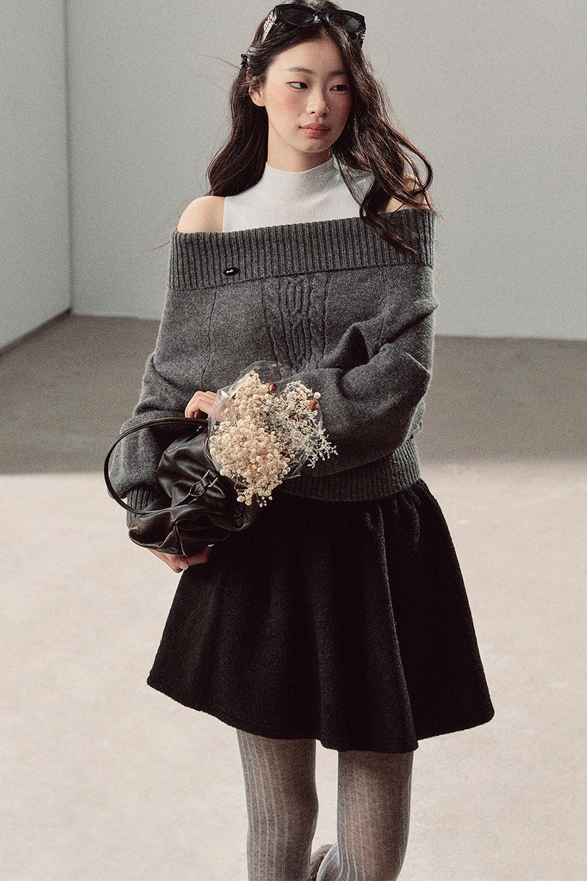 Twist Sweater Winter Two-Piece Set