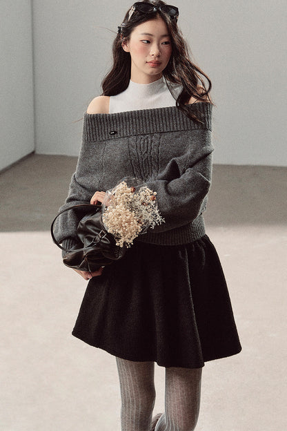 Twist Sweater Winter Two-Piece Set