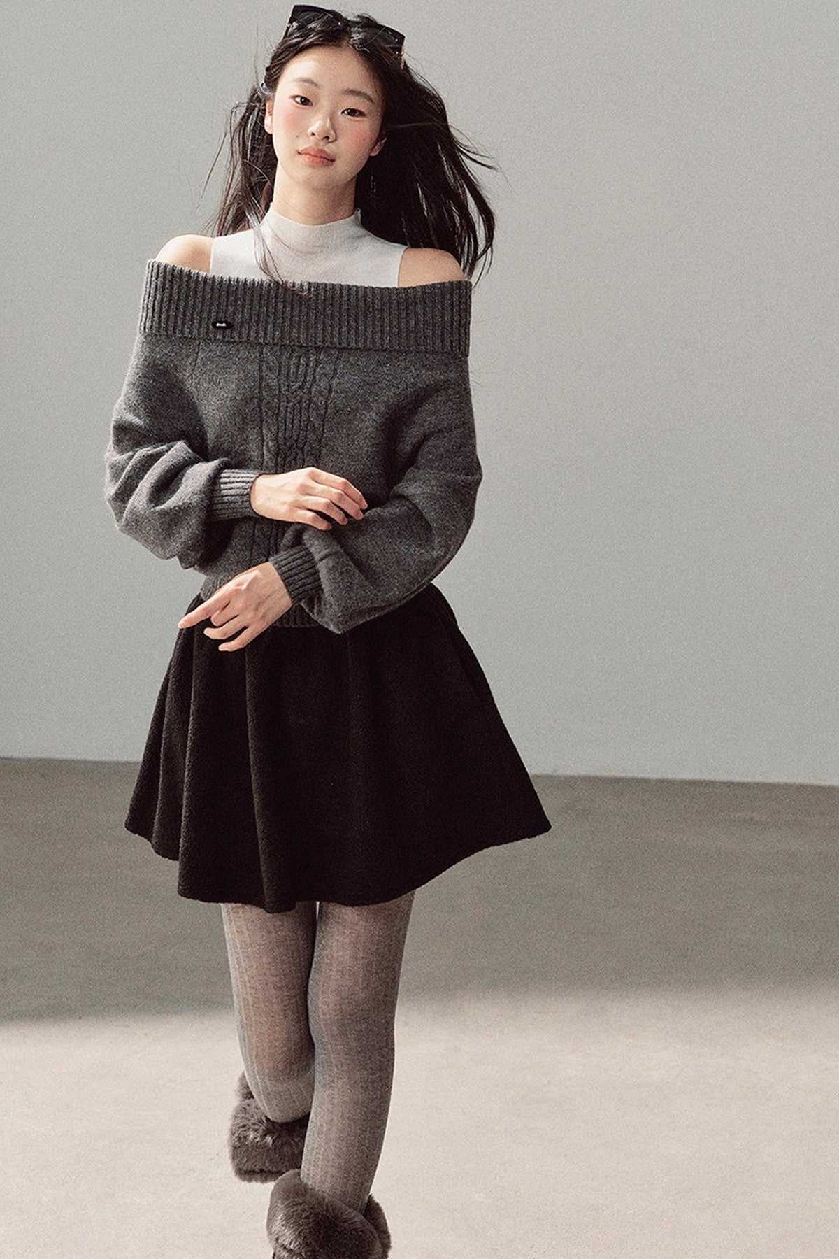 Twist Sweater Winter Two-Piece Set