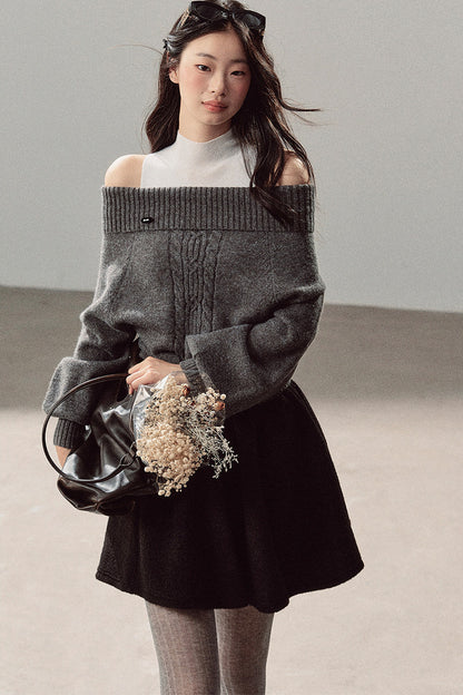Twist Sweater Winter Two-Piece Set