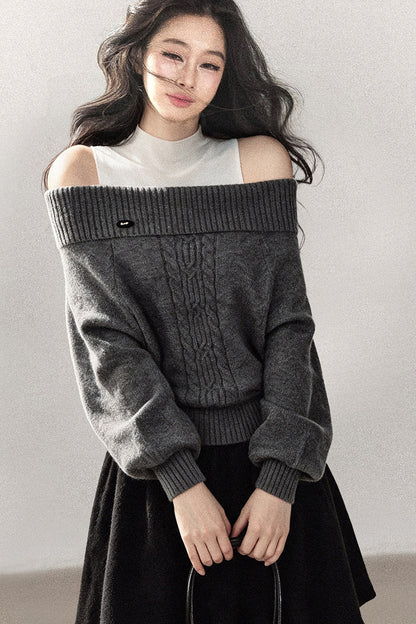 Twist Sweater Winter Two-Piece Set