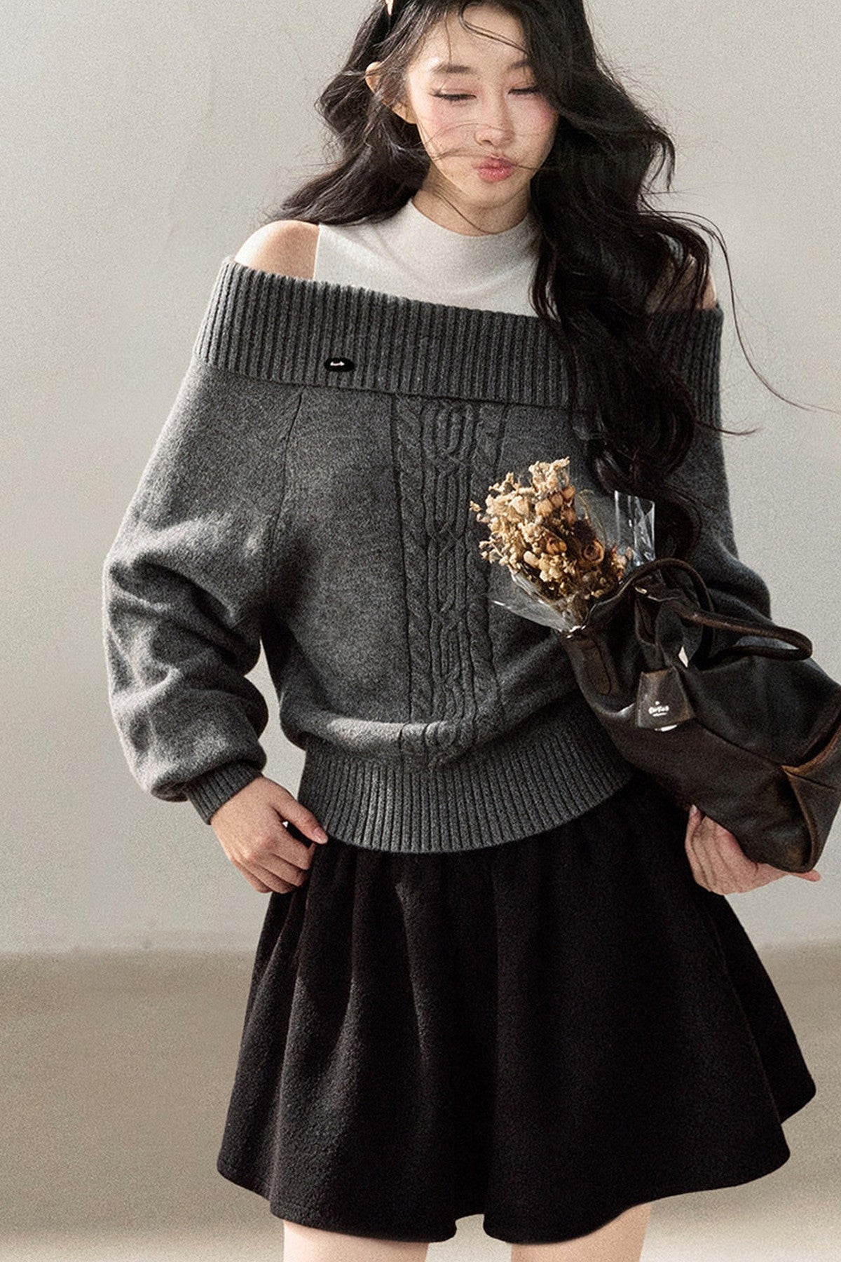 Twist Sweater Winter Two-Piece Set