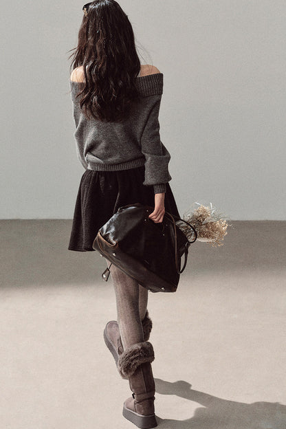 Twist Sweater Winter Two-Piece Set