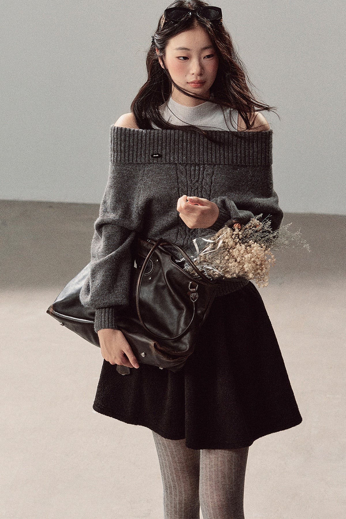 Twist Sweater Winter Two-Piece Set