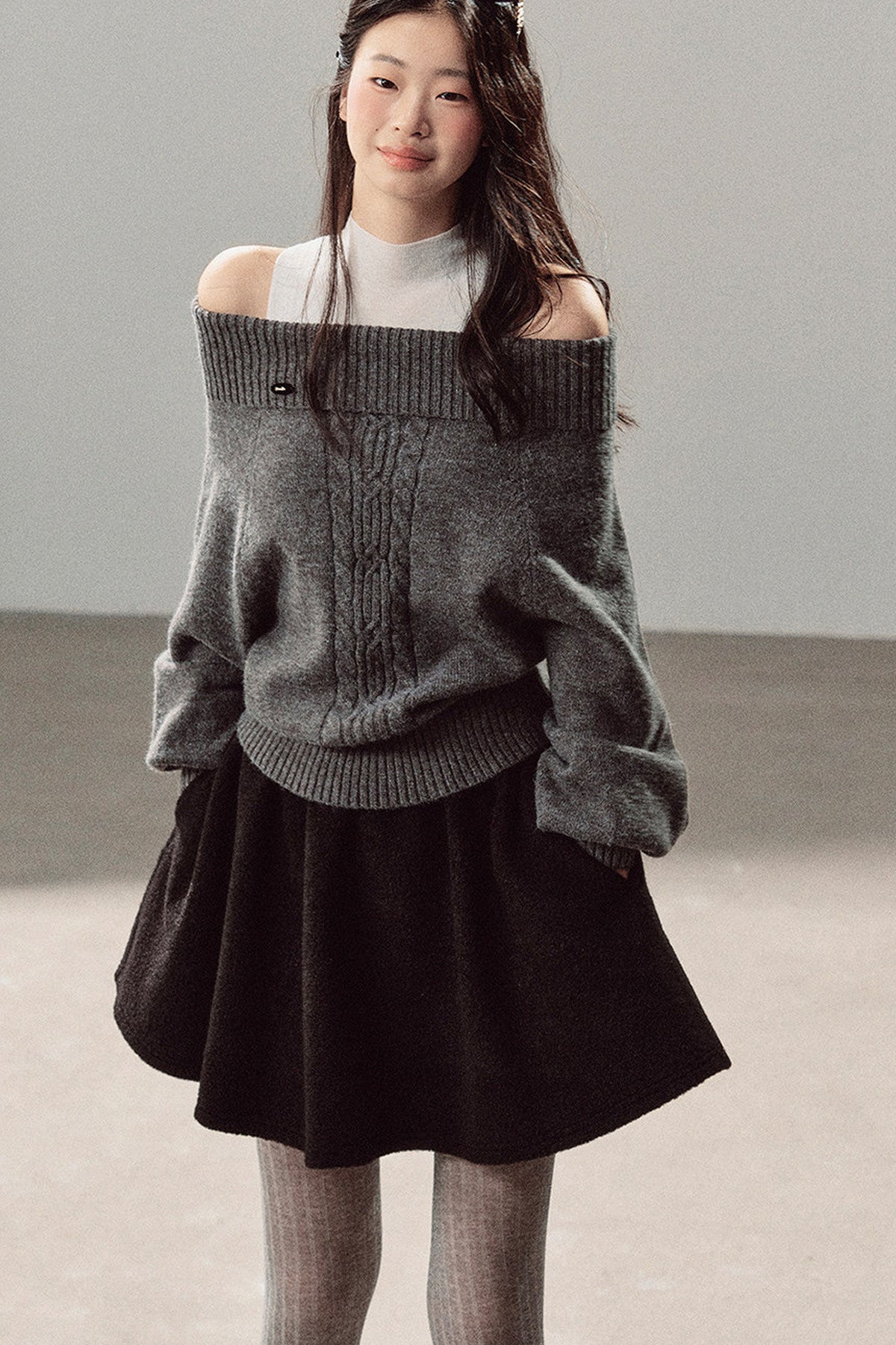 Twist Sweater Winter Two-Piece Set
