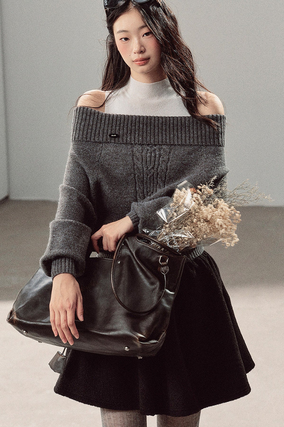 Twist Sweater Winter Two-Piece Set