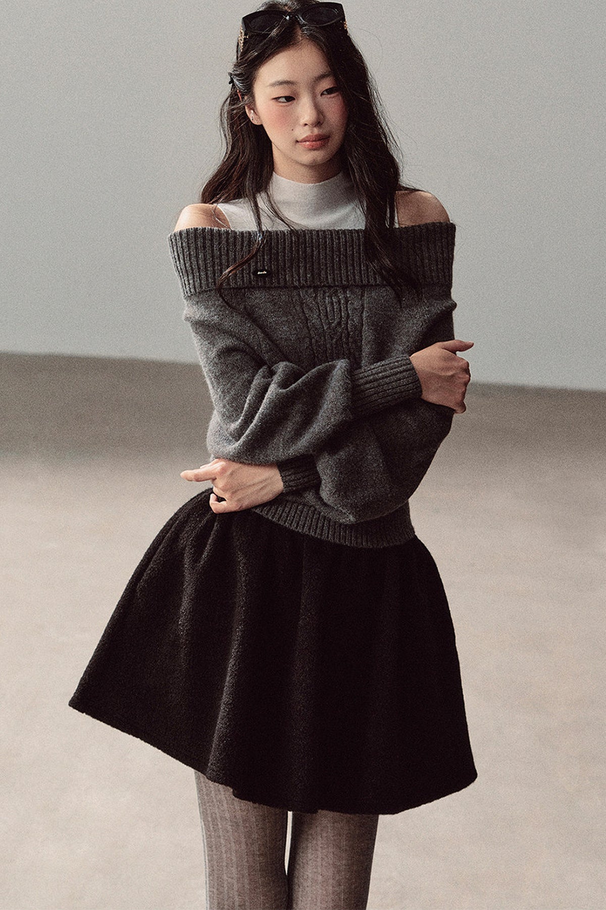 Twist Sweater Winter Two-Piece Set