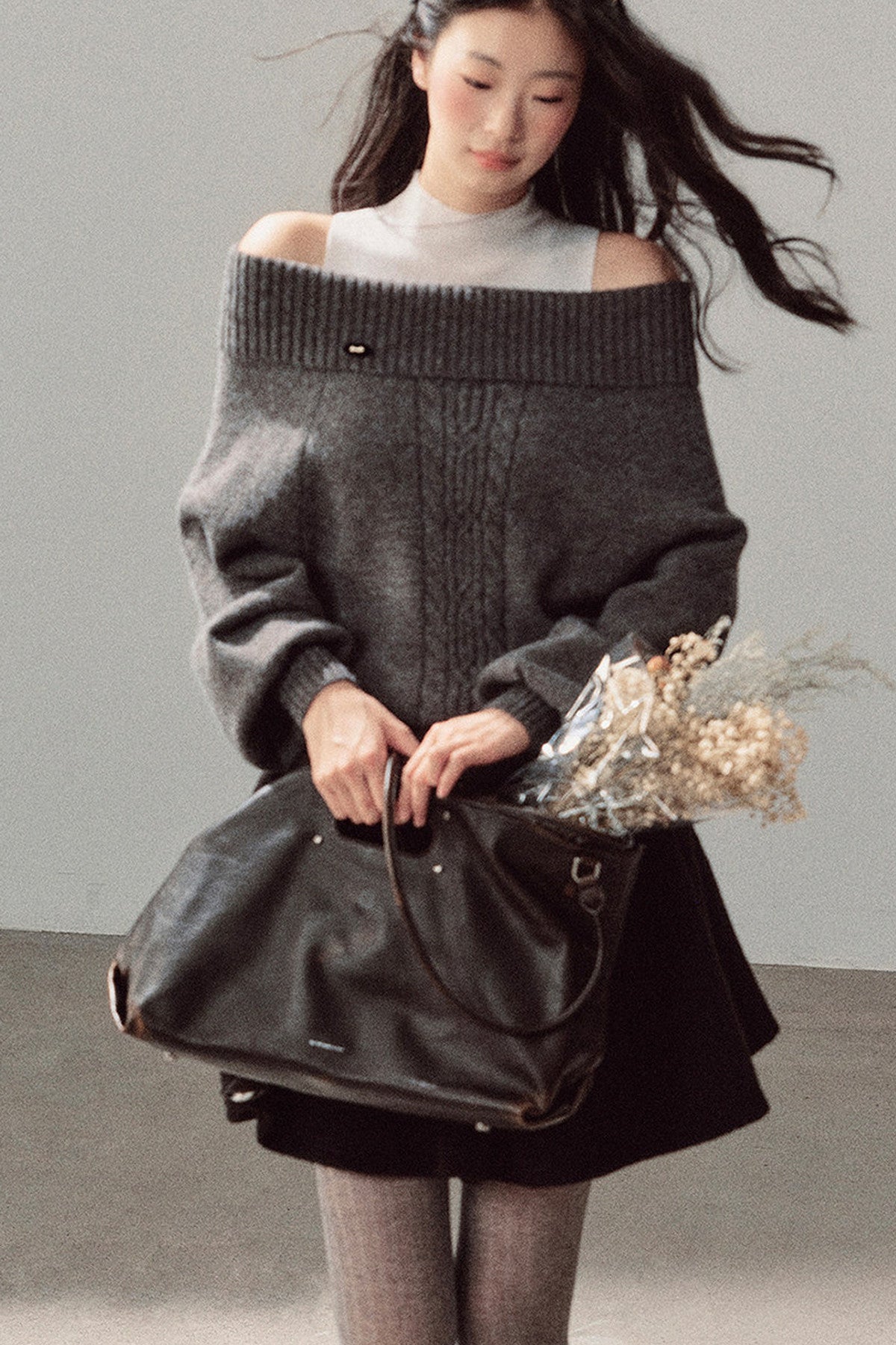 Twist Sweater Winter Two-Piece Set