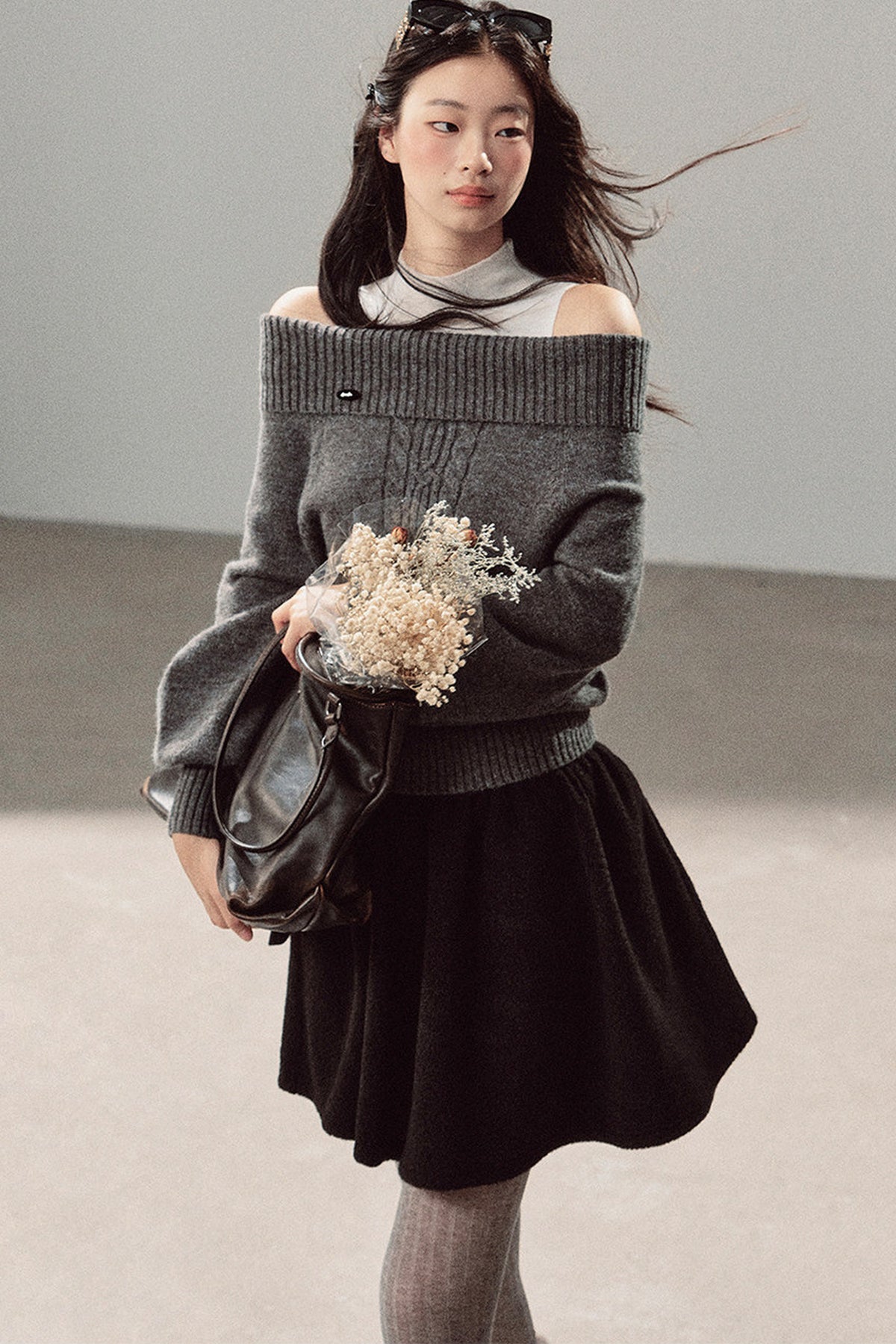 Twist Sweater Winter Two-Piece Set