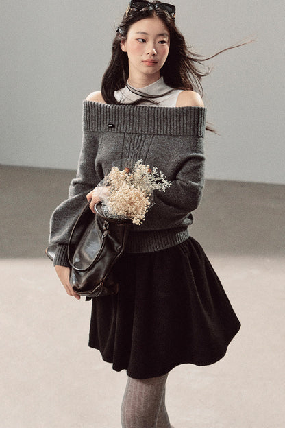 Twist Sweater Winter Two-Piece Set