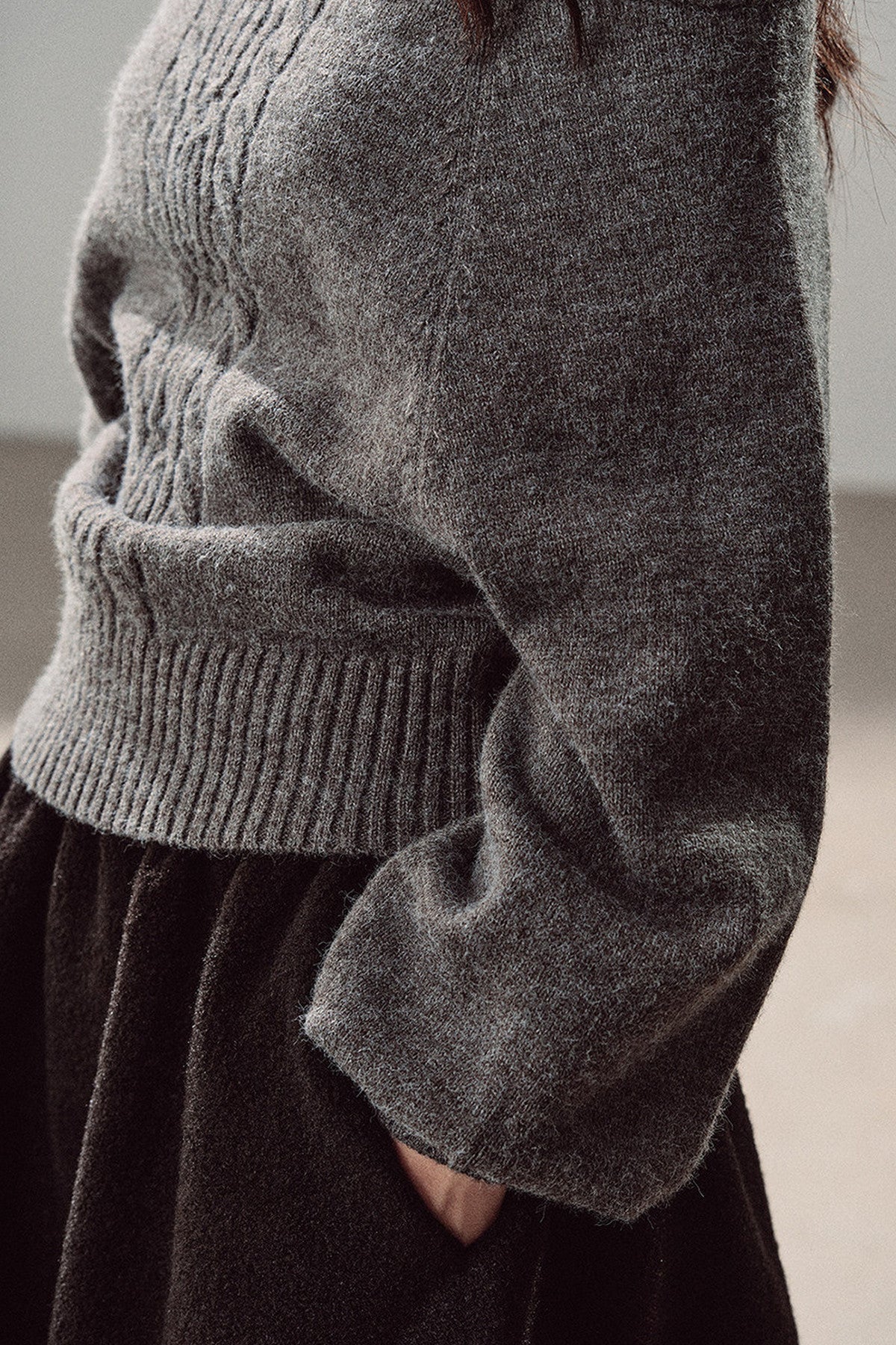 Twist Sweater Winter Two-Piece Set