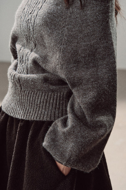 Twist Sweater Winter Two-Piece Set