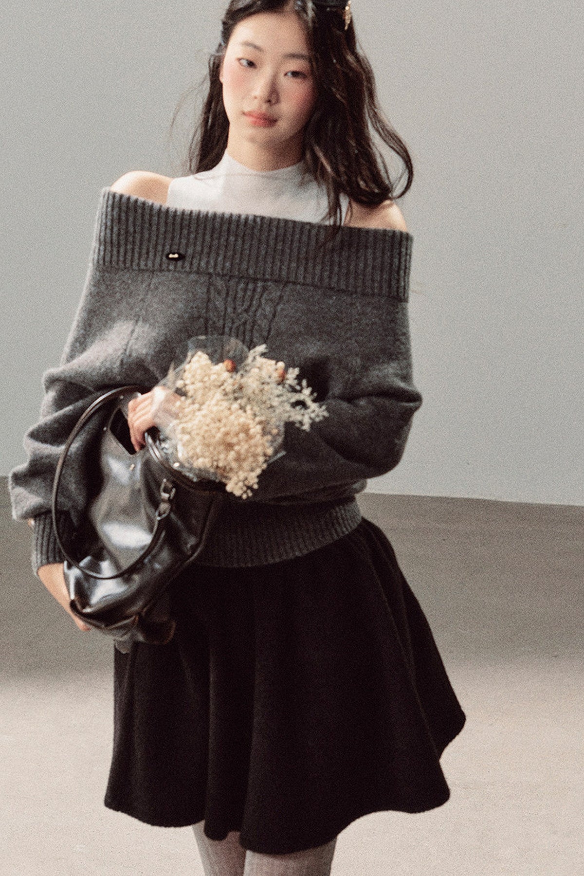Twist Sweater Winter Two-Piece Set