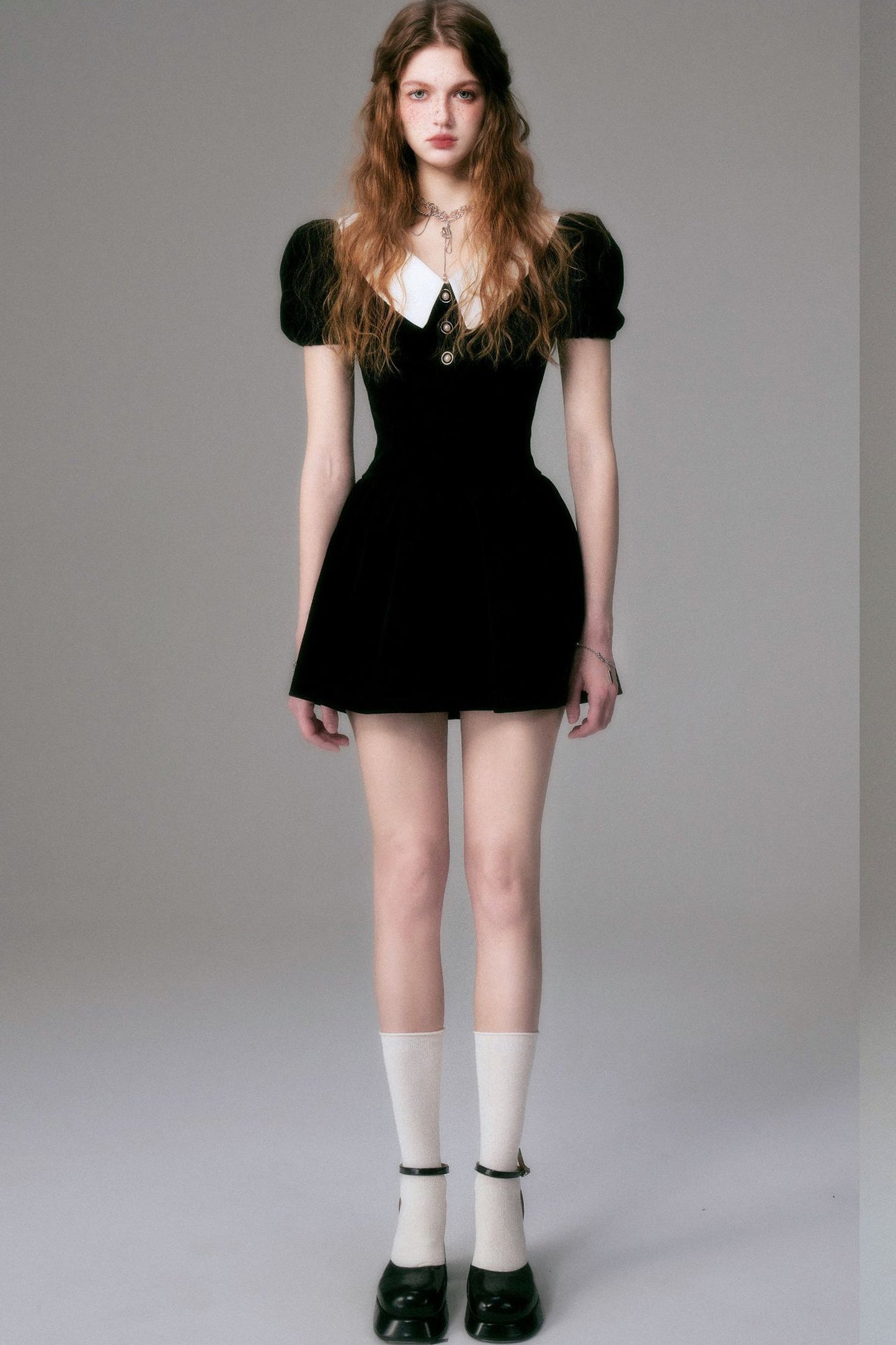 Black Velvet Ballet Dress