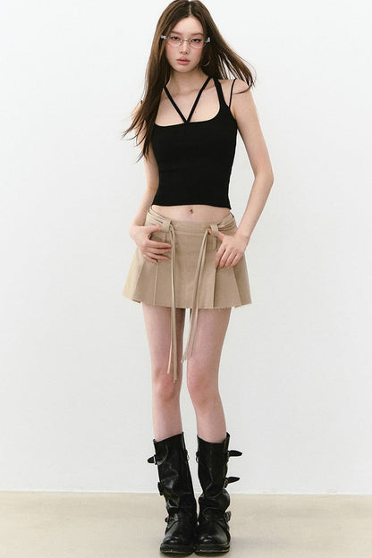 Camisola de punto con múltiples tirantes