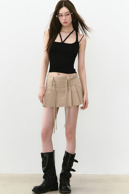 Camisola de punto con múltiples tirantes