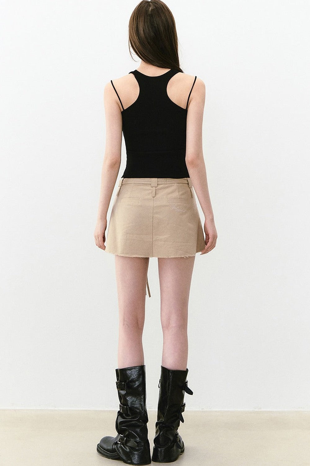 Camisola de punto con múltiples tirantes
