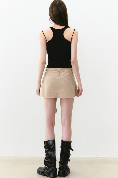 Camisola de punto con múltiples tirantes
