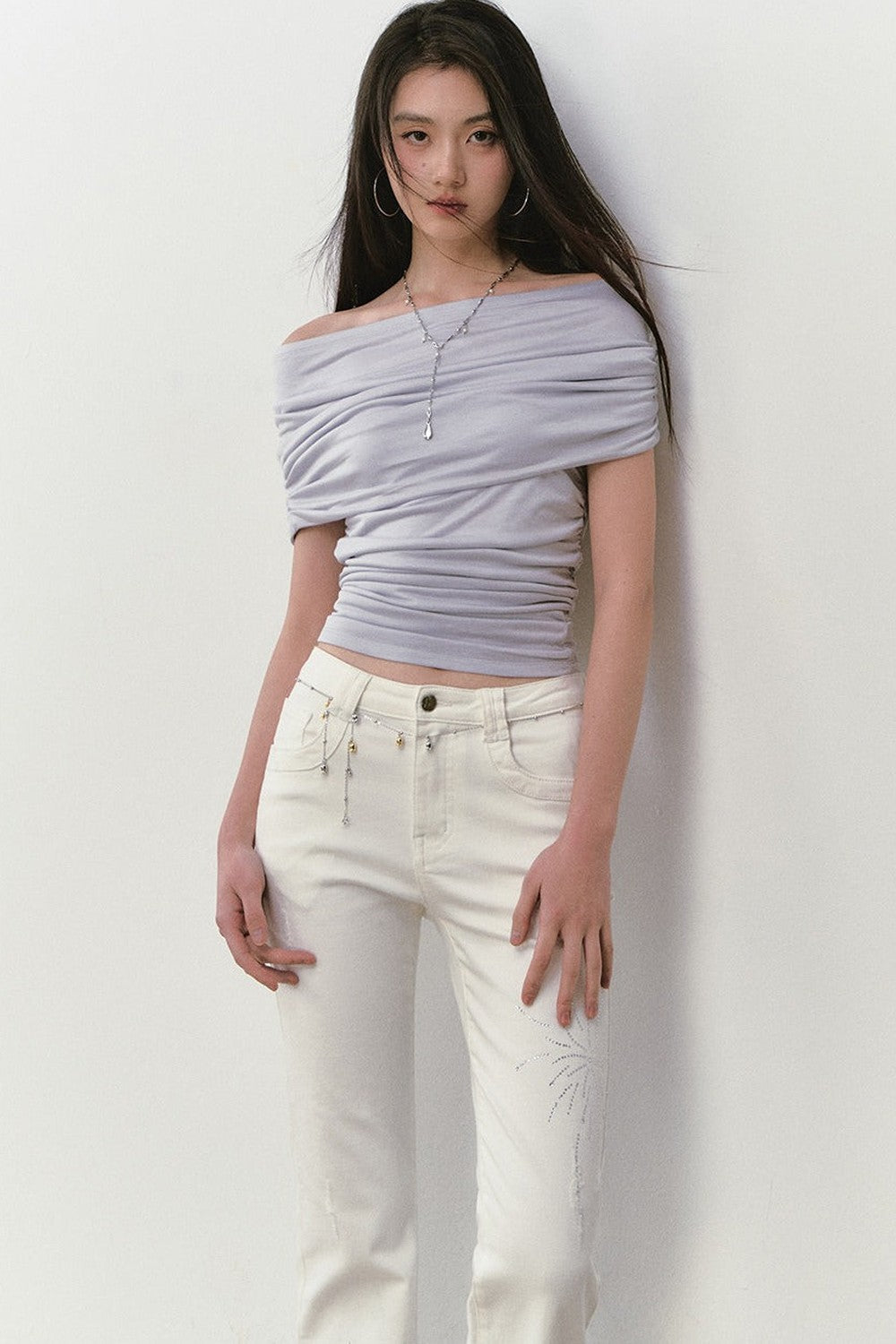 Camiseta pura y sensual con pedrería