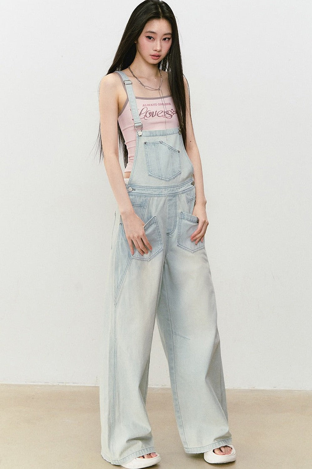 Color-Block Letter Print Camisole Top