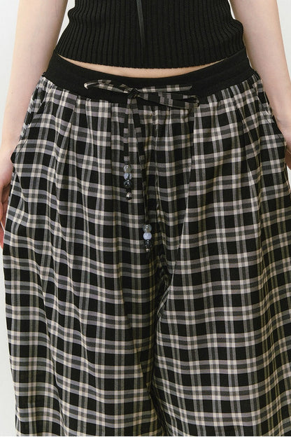 Elastic Waistband Drapey Pants