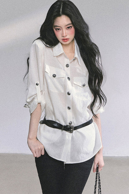 Polo Collar Shirt