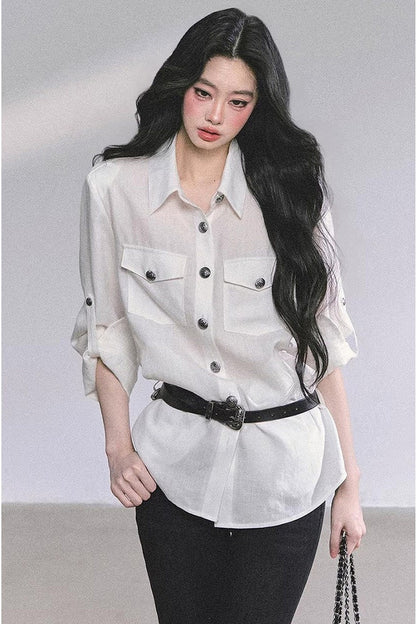 Polo Collar Shirt