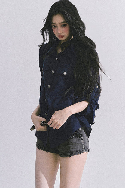 Polo Collar Shirt