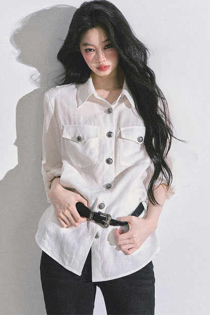 Polo Collar Shirt