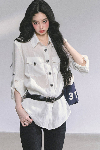 Polo Collar Shirt