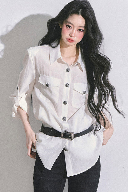 Polo Collar Shirt