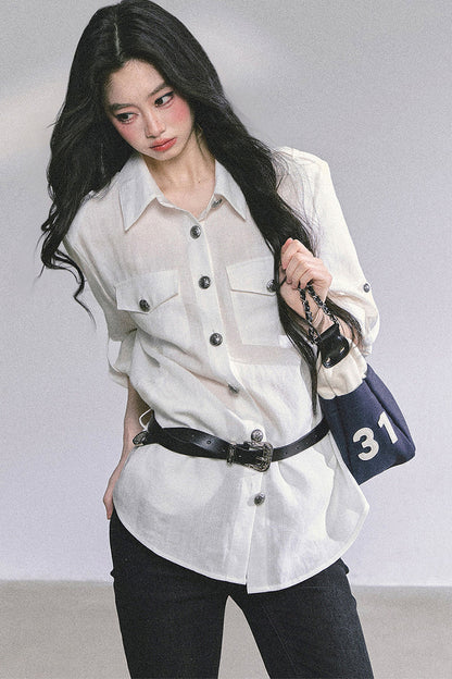 Polo Collar Shirt